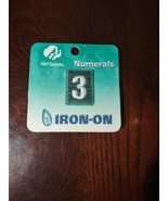 Girl Scouts Numerals &quot;3&quot; Iron-on - $25.58 CAD