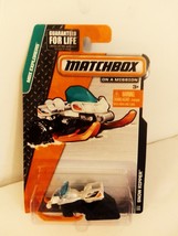 Matchbox 2014 #116 White Snow Ripper Snowmobile MBX Explorer Series Mint... - $11.99
