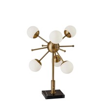Adesso 4270-21 Doppler LED Table Lamp, 23 in., 6 x 3W G9 LED, Antique Br... - $365.99