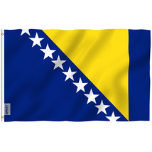 Anley 3x5 Feet Bosnia and Herzegovina flag - Bosnia-Herzegovina Flags Po... - £6.27 GBP