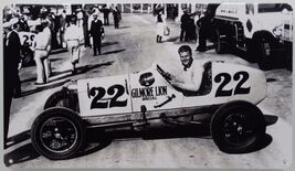 Gilmore Lion Special #22 Racing Auto Black and White Photograph on Metal... - $34.95