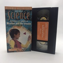 Science Grade 1 Unit D Weather And The Seasons VHS VCR Video Tape Used H... - £11.54 GBP