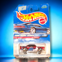 1999 HOT WHEELS SURF&#39;N FUN &#39;55 CHEVY MAROON 3/4  #963 (B17) - $2.14