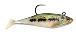 Storm WildEye Pre-Rigged Soft Fishing Lure, 4&quot;,7/16Oz, Swim Shad Baby Ba... - $10.95