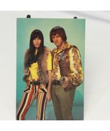 Sonny &amp; Cher 1965 Un-Used Fan Club Post Card   - £14.82 GBP