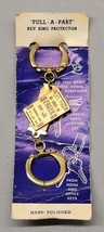 Vintage Del Mar Win Lucky 7 Pull-A-Part Key Chain Ring Keychain Hand Polished - $9.46