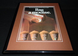 1986 Jell-O Chocolate Mousse Framed 11x14 ORIGINAL Vintage Advertisement - £26.75 GBP