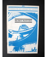 1984 Brooklyn Academy of Music Program - Secret Pastures - Next Wave Fes... - $14.99