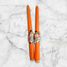 VINTAGE HALLOWEEN NOVELTY TAPER CANDLES GHOST READ SEE PICS - $1.88