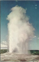 Old Faithful Geyser Yellowstone Park Postcard PC363 - £3.74 GBP