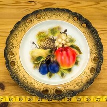Decorativi Collezionisti Piastra Dipinto a Mano Frutta Napcoware Giappone - £45.08 GBP