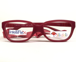 Dilli Dalli Kids Eyeglasses Frames Tutti Frutti Raspberry Burgundy Red 40-13-120 - £44.57 GBP