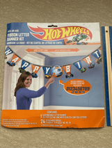 Hot Wheels Birthday Banner-Wild Race Jumbo Add-An-Age 10.5&#39; x 10&quot; (Pack ... - £6.94 GBP