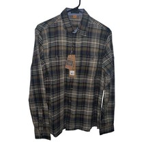 Tailor Vintage Luxe Performance Flannel Button Down Shirt Men’s Size Sma... - $13.40
