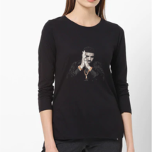 Drake Women&#39;s Longsleeve Black T-Shirt - £12.08 GBP