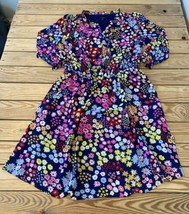 Talbots Women’s Floral Dress size PL Blue Pink S6 - $21.68