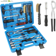 Brake Tools 15PC Drum &amp; Disc Brake Tool Kit Labor-Saving Drum Brake Spri... - $124.63
