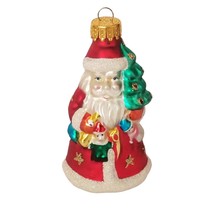 Christmas Ornament Hand Blown Glass Santa Claus Thomas Pacconi Classics 2003 - £15.57 GBP