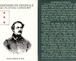 Confederate Generals Playing Cards Poker Size Deck USGS Custom New Civil... - £9.33 GBP