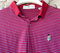 VTG Golf Polo Shirt Scottish Drum Major Long Sleeve Mens LARGE Fairway &amp; Greene - £43.87 GBP