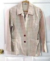 New Sz M Tangiers Womens Beige Tan Washable Blazer Jacket Coat M New - $7.99