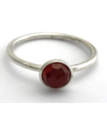 Authentic PANDORA January Droplet Garnet Ring 191012GR-54 Sz 7 New - $51.95 CAD