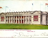 Vtg Postcard Portland OR Lewis &amp; Clark Exposition - State of Washington ... - $9.76