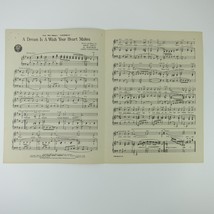 Walt Disney Cinderella Sheet Music A Dream Is A Wish Your Heart Makes 1949 - £11.70 GBP