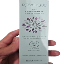 Rosalique 3 in 1 Anti-Redness Miracle Formula SPF50 1 x 30 ml - £27.82 GBP