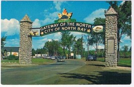 Ontario Postcard North Bay Gateway Of The North - $2.96