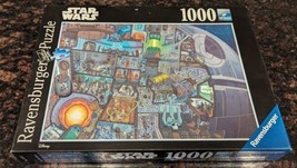 CIB RAVENSBURGER PUZZLE. STAR WARS Where&#39;s Wookie? Death Star 1000 PCS C... - $39.95