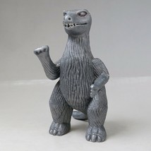 Kaiju Figure Vintage 3-Inch KO Godzilla Metallic Gray Plastic Unmarked Dino - £39.72 GBP