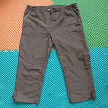 Stooker Womens Cargo Capri Crop Pants Lightweight Size EU 44-46 US XL 38... - $14.62
