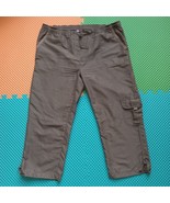 Stooker Womens Cargo Capri Crop Pants Lightweight Size EU 44-46 US XL 38... - $14.62