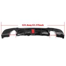 Black Rear Bumper Diffuser Lip W/ LED Light For BMW E90 E91 M Sport 2005-2012 - £203.20 GBP