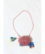 Disney on Ice Little Mermaid Plastic Shell Purse with Flounder Charm - £23.35 GBP