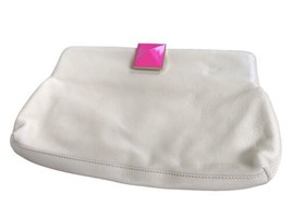 kate spade Pink Latch Cream Clutch  Bag Some Issues See Photos - £18.12 GBP