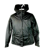 Columbia SL5498 M Black Jacket Medium Womens Hooded Poly Nylon Zippered - £26.73 GBP