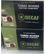 Three Rivers Coffee Decaf. Dark Roast Pods. 2 Box Bundle.  - $95.84 CAD