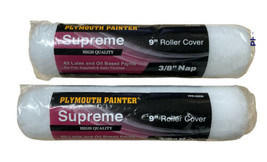 Plymouth painter Supreme High Quality 9&quot; Roller Cover Pack of 2 - £22.09 GBP