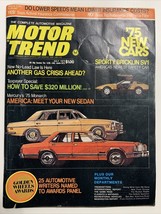 Motor Trend Magazine July 1974 Sporty Bricklin SV1 - £5.75 GBP
