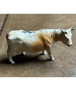 Vintage Britain’s Hollow Cast Lead Brown Spotted Cow Figure Broken Horn - £14.79 GBP