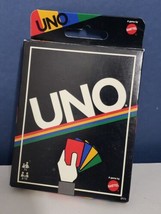 UNO ( Retro Edition ) Card Game NEW Fun LOOK! Mattel Game Collectible - $9.89