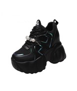 Zapatos Casuales Transpirable Malla Tacón Cuña Suela Deportes Mujeres Sn... - £45.93 GBP