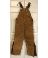 Carhartt Mens 40 Regular Lined Overalls Pants - $80.68 CAD