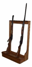 handmade Vertical Wall Gun Rack for 8 Double Barrels (Golden Oak) - £146.14 GBP+