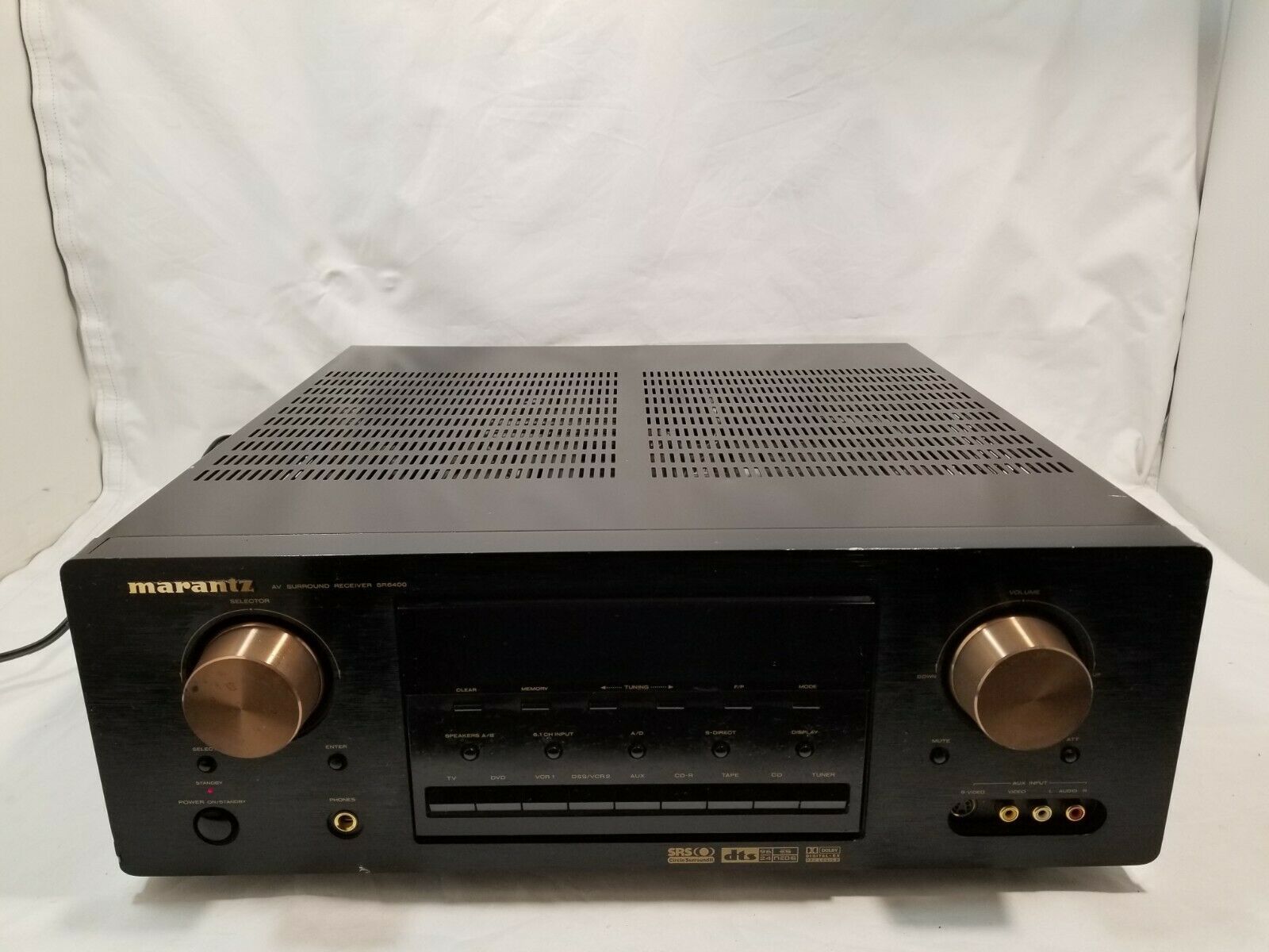 Marantz SR6400 Stereo Amplifier Powers on Damage to Exterior See Pics - $132.90