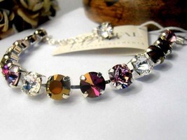 Swarovski Crystal Bracelet / Rivoli Cupchain Bracelet / Tennis Bracelet / Gift f - £31.93 GBP
