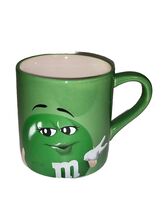 M&amp;M MS. GREEN “EAT YOUR HEART OUT, DARLING!” 2021 COFFEE MUG CUP 4” Tall - $9.49