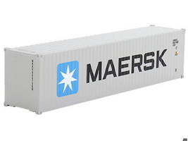 40&#39; Dry Goods Container Maersk Gray Limited Edition for 1/64 scale model... - £36.07 GBP